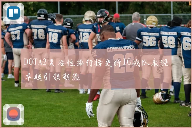 DOTA2灵活性排行榜更新IG战队表现卓越引领潮流